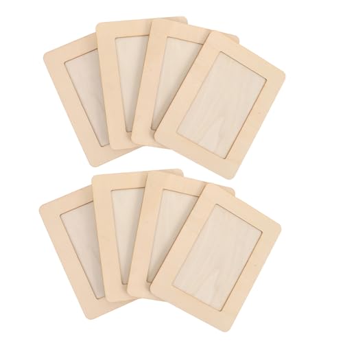 Angoily 8 Stück Teiliges Unlackierte Holz-bilderrahmen zum Basteln Stehende Holzrahmen für Fotos DIY Holzrahmen für Dekorationen bei Hochzeiten Geburtstagen und Partys Angoily 8 Stück Teiliges Unlackierte Holz-bilderrahmen zum Basteln Stehende Holzrahmen für Fotos DIY Holzrahmen für Dekorationen bei Hochzeiten Geburtstagen und Partys von Angoily