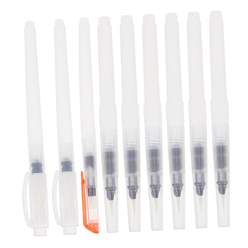 Angoily 9 Stück Teiliges Watercolor Brush Pen mit Feinen und Flachen Spitzen Professionelle Hand Drawing Brush für Aquarellmalerei Leicht Tragbar für Anfänger und Schüler Angoily 9 Stück Teiliges Watercolor Brush Pen mit Feinen und Flachen Spitzen Professionelle Hand Drawing Brush für Aquarellmalerei Leicht Tragbar für Anfänger und Schüler von Angoily
