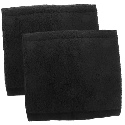 Angoily Abnehmbare Gepolsterte Armlehnenbezüge für Bürostuhl und Weiche Fleece Auflage Komfortpolster zur Druckentlastung Minimalistisches Design Geeignet für Büro und Home Office von Angoily