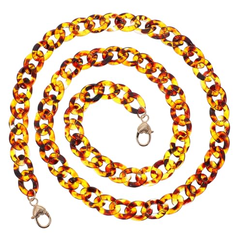 Angoily Acryl Taschenkette für Damen Vielseitiger Ersatz Schultergurt mit Robustem Karabinerverschluss Leichtes Crossbody Langlebig Eleganter Designersupply für Handtaschen und Clutch Angoily Acryl Taschenkette für Damen Vielseitiger Ersatz Schultergurt mit Robustem Karabinerverschluss Leichtes Crossbody Langlebig Eleganter Designersupply für Handtaschen und Clutch von Angoily