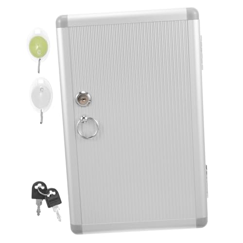 Angoily Aluminiumlegierung Schlüsselbox mit Schloss Wandmontierbarer Schlüssel Safe Robuste Aufbewahrungsbox für Schlüssel Sicherer und Langlebiger Schlüsselcontainer für Büro und Zuhause Angoily Aluminiumlegierung Schlüsselbox mit Schloss Wandmontierbarer Schlüssel Safe Robuste Aufbewahrungsbox für Schlüssel Sicherer und Langlebiger Schlüsselcontainer für Büro und Zuhause von Angoily