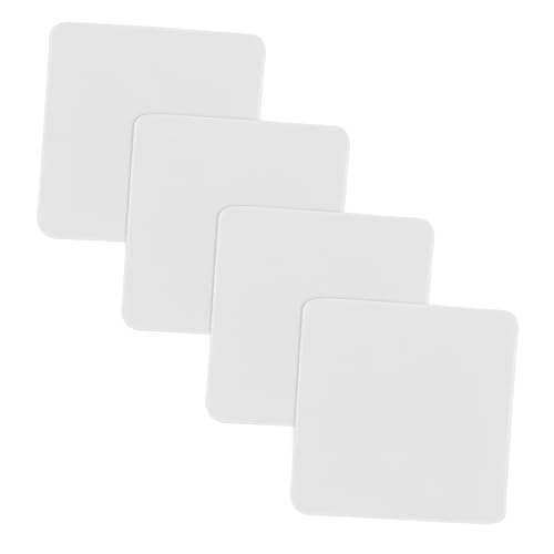 Angoily Wiederverwendbare Quiet Pads Klebrige Gel-Pads Für Möbel – 4er-Pack Quadratisch – Matte Schreibtischzubehör Möbelbeinschoner Stuhlschoner von Angoily