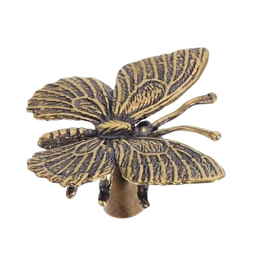 Angoily Antike Messing Schmetterling Griffe Robuste Praktische Küchenschrankgriffe mit Verspieltem Design Langlebige Verblassungsresistente Möbelgriffe für Kleiderschrank und Kinderzimmer Angoily Antike Messing Schmetterling Griffe Robuste Praktische Küchenschrankgriffe mit Verspieltem Design Langlebige Verblassungsresistente Möbelgriffe für Kleiderschrank und Kinderzimmer von Angoily