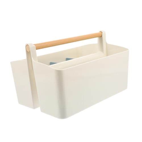 Angoily Aufbewahrungsbox mit Henkel Stabile Aufbewahrung für Kosmetik und Büro Großer Desktop Organizer Langlebig Wasserreinbar Platzsparend für Zuhause und Badezimmer Praktische Makeup von Angoily