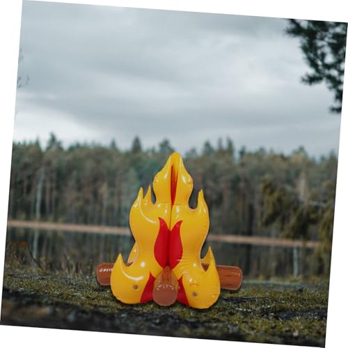 Angoily Aufblasbares Widerstandsfähiges Kompaktes Wiederverwendbares PVC Campfire Requisit für Camping Party Dekoration Angoily Aufblasbares Widerstandsfähiges Kompaktes Wiederverwendbares PVC Campfire Requisit für Camping Party Dekoration von Angoily