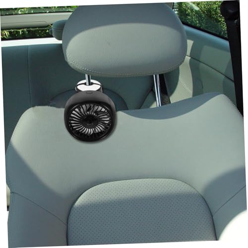Angoily Auto Rücksitz USB Tragbarer Leiser Kühlventilator mit Einstellbarem Leistungsstark Kompakt für Optimale Kühlung im Auto Hinten von Angoily