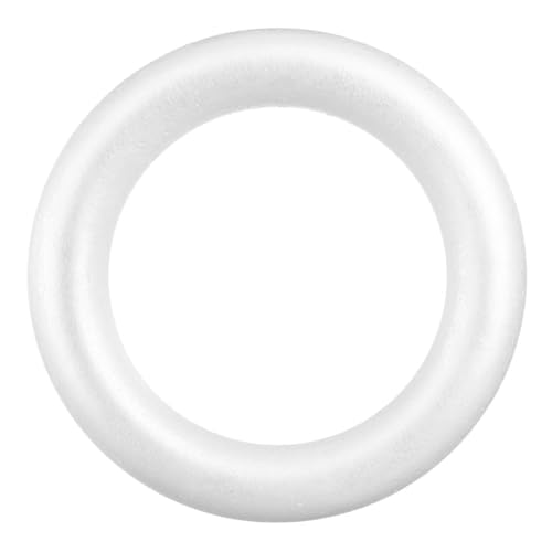 Angoily Bastelschaum leerer Schaumkreis Schäume kreisen Kunsthandwerk EIN draht Kranz Form Kranzring aus Schaumstoff Dekoration Weihnachten weinachtsdeko Schaum-Statue DIY liefert Weiß Angoily Bastelschaum leerer Schaumkreis Schäume kreisen Kunsthandwerk EIN draht Kranz Form Kranzring aus Schaumstoff Dekoration Weihnachten weinachtsdeko Schaum-Statue DIY liefert Weiß von Angoily