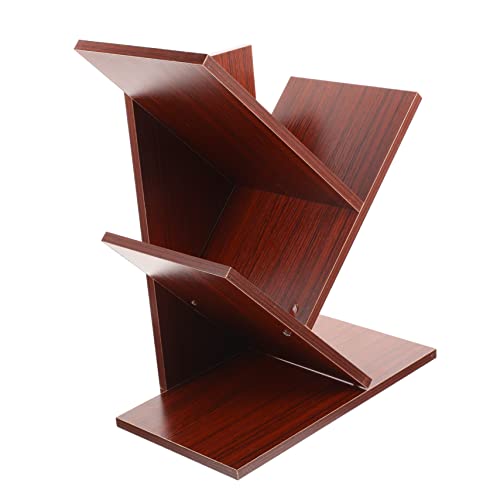 Angoily Baum Bücherregal für Schreibtisch Multifunktionales Regal zur Aufbewahrung von Büchern und Büromaterial Platzsparendes Design Holzfarbe für Schlafzimmer und Büro Angoily Baum Bücherregal für Schreibtisch Multifunktionales Regal zur Aufbewahrung von Büchern und Büromaterial Platzsparendes Design Holzfarbe für Schlafzimmer und Büro von Angoily