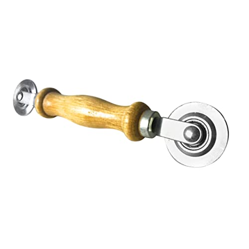 Angoily Beading Screen Tool Pressrolle mit Holzgriff Multifunktionales Werkzeug für Fliegengittern Langlebig und Komfortabel der Anwendung von Angoily