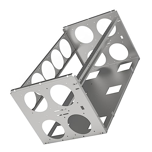 Angoily / / Rahmen Für Bergbauausrüstung 6/8/10 Gpu-Mining-Rack Grafikkarten-aufbewahrungsgehäuse Lüfterunterstützung von Angoily