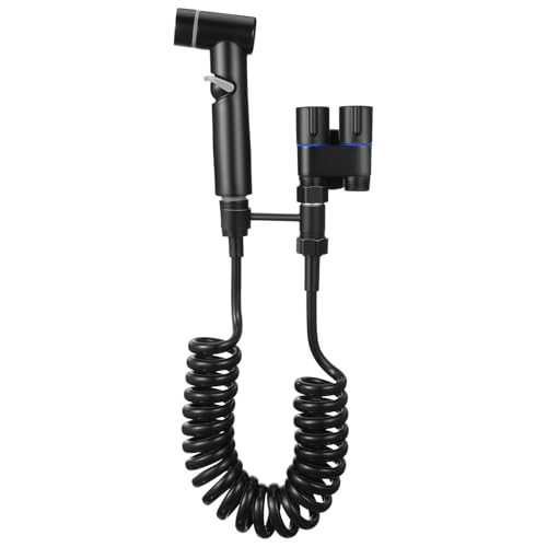 Angoily Bidet Sprayer Adapter Wasserhahn Verteiler Handheld Toilette Bidet Sprüher Dicht Wasserersparnis Nachhaltig Badezimmer Upgrade von Angoily