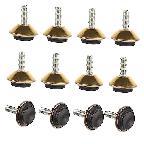Angoily Tischnivellierfüße 12 Stück Nivellierfüße Für Metallmöbel Drehbare Basis Holzmöbel von Angoily