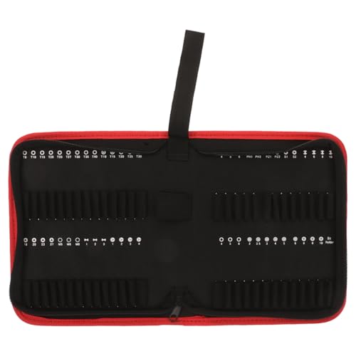 Angoily Bohrertasche: 55-Teiliges Bit-Aufbewahrungstaschen-Set - Bohrer Aufbewahrungstasche - Oxford-Stoff Reißverschluss Bit Werkzeugtasche Organizer Angoily Bohrertasche: 55-Teiliges Bit-Aufbewahrungstaschen-Set - Bohrer Aufbewahrungstasche - Oxford-Stoff Reißverschluss Bit Werkzeugtasche Organizer von Angoily