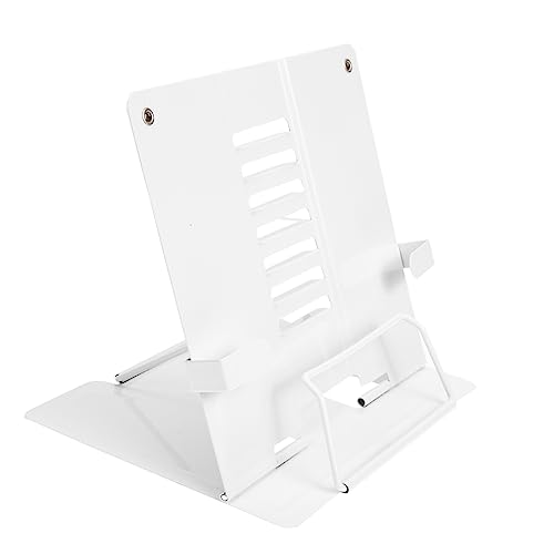 Angoily Buchständer Einstellbar für Tablets und Stabiler Leseständer für Schule und Zuhause Tragbar und Langlebig mit Integriertem Clip von Angoily