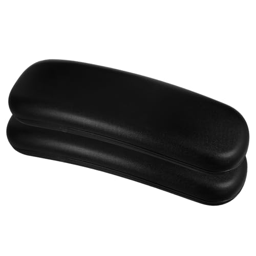 Angoily Bürostuhl Armlehnen Polster Teilig Ersatz Armauflagen Komfortable Gaming Chair Ersatzteile Leicht zu Installieren Ergonomisch Geformt für Büro und Zuhause von Angoily