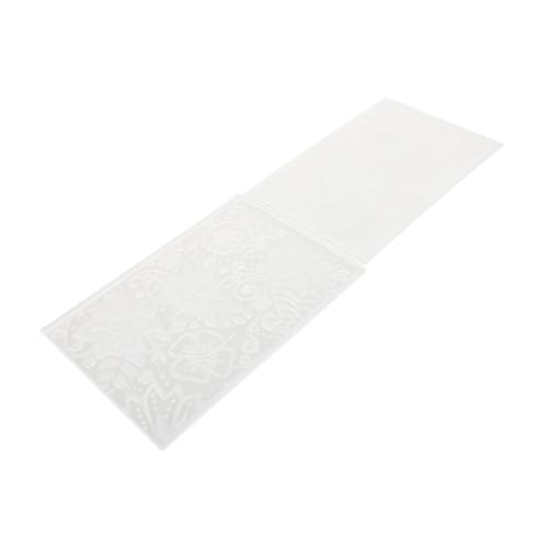 Angoily Bump-Prägeschablone DIY Bastelvorlage sterben Plastik-Prägeschablone Prägeschablone für Bastelprojekte Ordner Vorlagen für Heimwerker Plastikschablonen selber Machen Transparent von Angoily