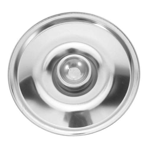Angoily Burger Haube Cloche Topfdeckel Pot Deckel Pfanne Deckel mit Spardeckel Mini- Topf- Deckel Kochgeschirrabdeckungen für Mini Pans Cups 14 Cm Burgerhaube Steak Abdeckhaube von Angoily