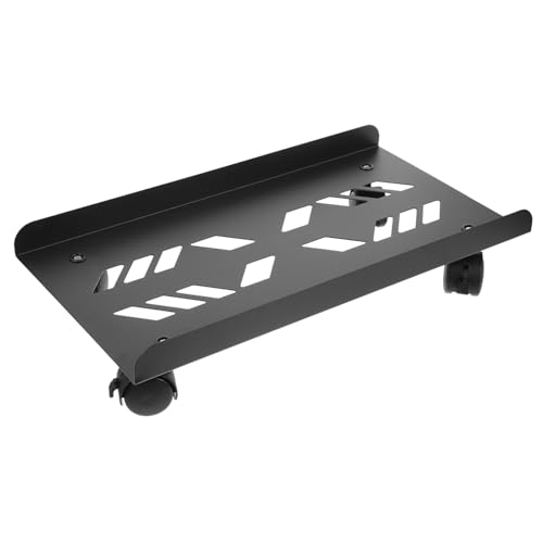 Angoily CPU Ständer mit Mobiler Computer Tower Halter Platzsparender PC Halter unter Schreibtisch Schwarzer Beweglicher Computergehäuse ständer Leicht zu Reinigen und Verschiebbar Angoily CPU Ständer mit Mobiler Computer Tower Halter Platzsparender PC Halter unter Schreibtisch Schwarzer Beweglicher Computergehäuse ständer Leicht zu Reinigen und Verschiebbar von Angoily