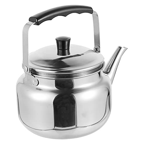 Angoily Camping Teekessel Wasserkessel 1500ml - Metall Kessel zum Wasserkochen, Kaffeekessel, Teebereiter für Küche, Outdoor, Picknick - Kochgeschirr von Angoily