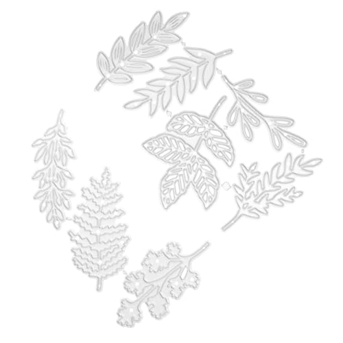 Angoily Carbonstahl Stanzform Blattform DIY Schneidwerkzeug für Scrapbooking Handwerk Fotoalbum Kartengestaltung Robust Langlebig von Angoily