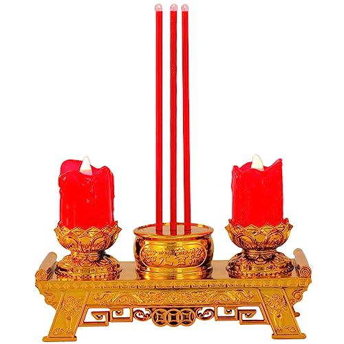 Angoily Buddhistischen Altar Kerzen Lampe Elektrische Chinesische Elektrische Kerzen Dekorative Stand von Angoily