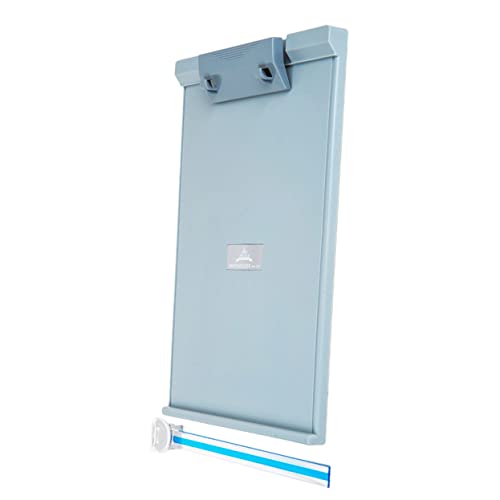 Angoily Computer-dokumentenregal Desktop -stand Gestell Faltbar Schreibtisch Leseregal Einstellbar Dokumentieren Computerhalter Bücherregal Aktenregal Schreiben Buchruhe Plastik Light Grey von Angoily