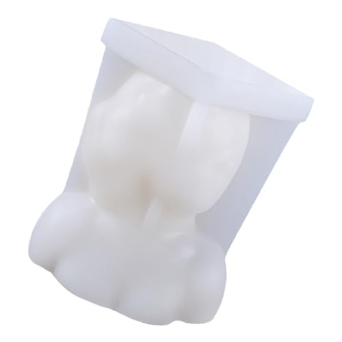 Angoily DIY Kerzenform Mädchen Silikonform Blindfolded Girl Kerzengießform für Aromatherapie Kerzenherstellung Langlebige Rutschfeste Kerzenform als Dekoration und von Angoily