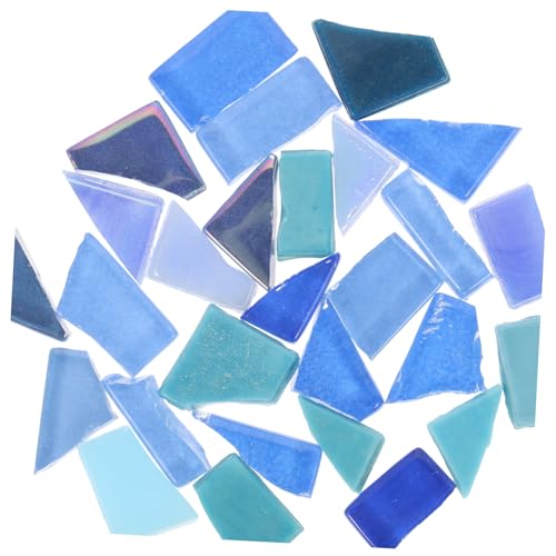 Angoily DIY Mosaik Steine Glasstücke Blau Mix Irregulär Mosaikfliesen Basteln Schmuck Kunsthandwerk für Zuhause Ktv Festlichkeiten Angoily DIY Mosaik Steine Glasstücke Blau Mix Irregulär Mosaikfliesen Basteln Schmuck Kunsthandwerk für Zuhause Ktv Festlichkeiten von Angoily