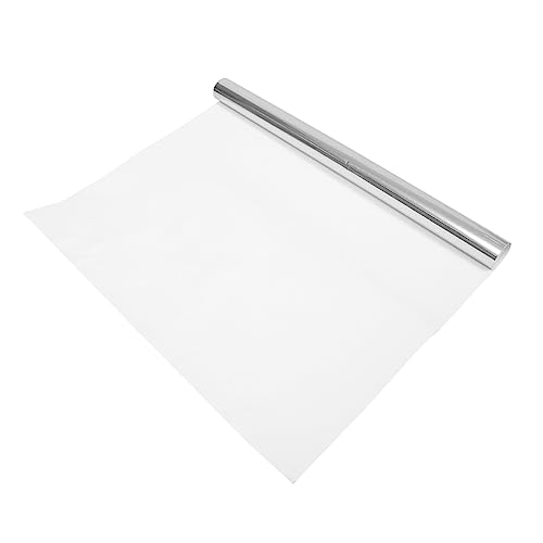 Angoily Wandspiegel Selbstklebend Pet Spiegel Aufkleber Für Badezimmer DIY Dekoration Spiegel Folie Silber von Angoily