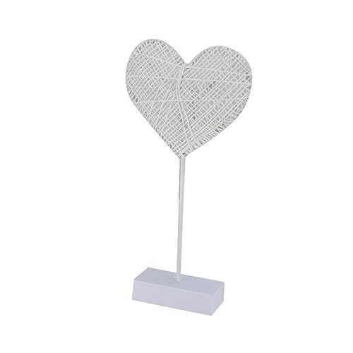 Angoily -rattan-herzlampe Batteriebetriebene Tischlampe Dekoratives Nachtlicht Für Den Romantischen Und Minimalistischen Stil Zu Hause von Angoily