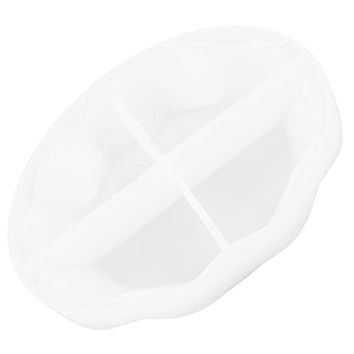 Angoily Diy Silikonform für Wellenmuster Teller Flexible Gießform für Obsttabletts Handwerkskunst für Zuhause Einfach zu Entformen Reinigen von Angoily
