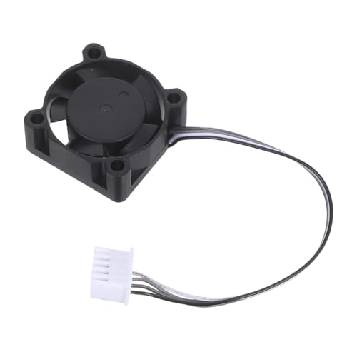 Angoily Dual leiser Lüfter Hotend Lüfter für Drucker Leiser Ersatzlüfter mit Langlebiger Kunststoffkonstruktion Effiziente Wärmeableitung Einfache Installation Kompatibel für Präzise von Angoily