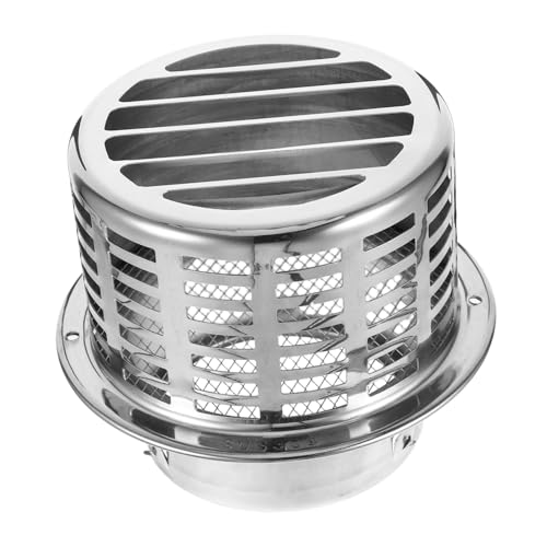 Angoily Edelstahl Lüftungsgitter Ventilationsabdeckung Wetterfest Rostfrei für Abluft Dunstabzugshaube Wand Decke mit Modernem Design und Einfacher Montage von Angoily
