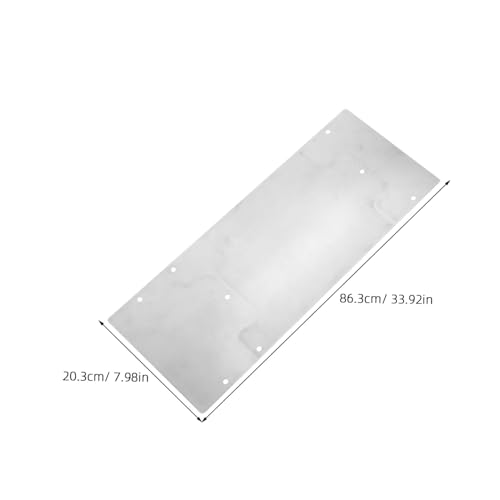 Angoily Edelstahl Türtrittschutz Xin Kick Plate für Innen Außen Kratzfest Korrosionsbeständig Dekorativ mit Satiniertem Finish Robuster Schutz gegen Stöße und Kratzer von Angoily