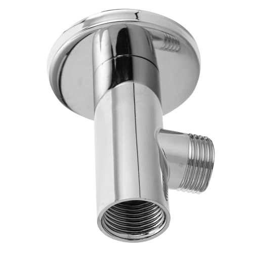 Angoily Einstellbarer Duschhalter aus Edelstahl mit Perforiertem Winkeladapter Langlebige Handbrause Halterung zur Wandmontage Rostfrei Installieren Modernes Design für Badezimmer von Angoily
