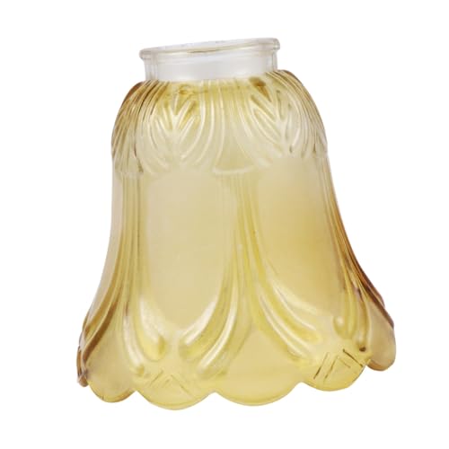 Angoily Ersatzglas Lampenschirm Transparent Glas Lampenschirm für Wohnzimmer Schlafzimmer Tischlampe Praktische Deckenleuchte Abdeckung Langlebig und Dekorativ von Angoily