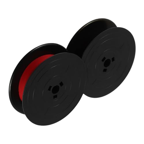 Angoily Farbband Schreibmaschine Doppelspule Rot Schwarz Vintage Typenrad Ersatz Kompatibel Flying Fish Lang Präzises Drucken Langlebig Altmodisch von Angoily
