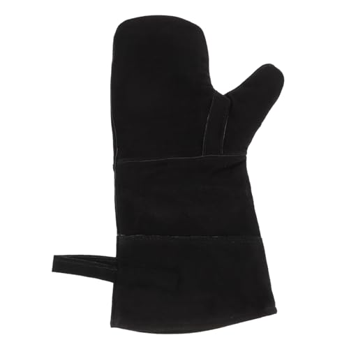 Angoily Feuerfeste Lederhandschuhe Hitzeschutz Ofenhandschuhe Kaminofen Grill Schweißen Bbq Vielseitig Hitzebeständig Langlebig mit Baumwollfutter für Werkstatt Garten Camping Angoily Feuerfeste Lederhandschuhe Hitzeschutz Ofenhandschuhe Kaminofen Grill Schweißen Bbq Vielseitig Hitzebeständig Langlebig mit Baumwollfutter für Werkstatt Garten Camping von Angoily