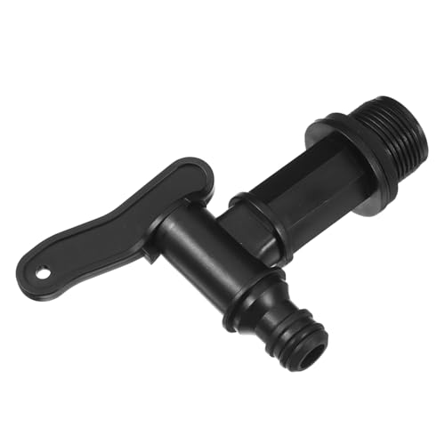 Angoily Garten Wasserhahn Adapter Regenfass Anschluss Kunststoffhahn Spigot Anschlussstück für Gartenschlauch Kompatibel mit Sprinkler und Sprühdüse Einfache Installation Auslaufsicher von Angoily