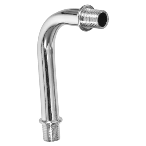 Angoily Gebogener Lampenstiel Metallrohr Lampenzubehör für Tischlampen Reparaturset Stabrohr mit Stabiler Verbindung für Tischleuchten Silber Modell B von Angoily
