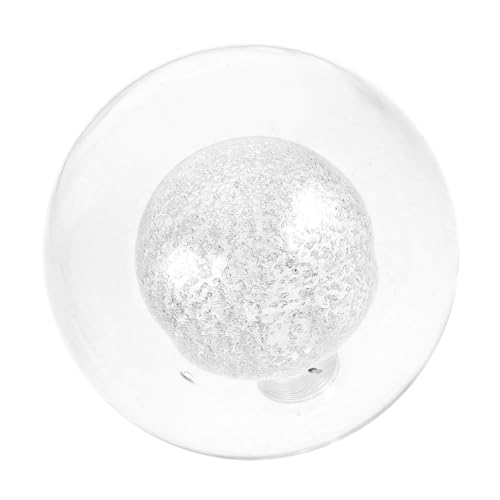 Angoily Glas Lampenschirm Mattiert Kugelform Fassung Ersatzlampenschirm für Tischlampen Stehlampen Wandlampen mit Sicherer Kantenverarbeitung und Vielseitigem Einsatz für Wohn und von Angoily