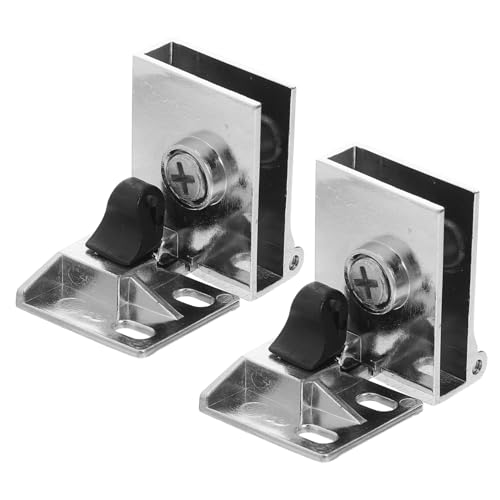 Angoily Glass Door Hinge Metall-scharnier ohne Bohren Eckschutz für Glasvitrinen Glas-klappmechanismus Langlebig Geräuschlos Einfache Montage von Angoily
