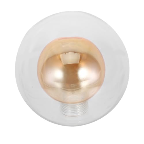 Angoily Glass Globe Lampenschirm Transparent Doppelglas Kugelform Tisch und Deckenleuchte Für Wohnzimmer Schlafzimmer Esszimmer Gleichmäßige Lichtstreuung Robust von Angoily