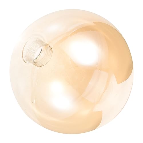 Angoily Glasschirm Für Pendelleuchte Bernsteinfarbener Kugel-lichtschirm Lampenschatten Ersatz Lampenschirm Fixture Ersatzschirme Ball Licht Globen Gefrostet Moderne Lampe von Angoily