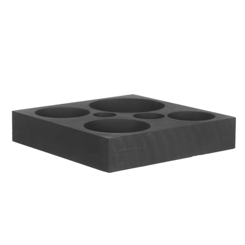 Angoily Graphit Gussform mit Mulden Hitzebeständiges Ingotschmelz und Raffinierwerkzeug für Gold Silber Kupfer Aluminium Professionelles Schmuckgießen und Metallverarbeitung Angoily Graphit Gussform mit Mulden Hitzebeständiges Ingotschmelz und Raffinierwerkzeug für Gold Silber Kupfer Aluminium Professionelles Schmuckgießen und Metallverarbeitung von Angoily