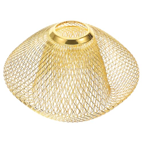 Angoily Hängelampe Lampenschirm Eisen Vintage Lampenschirm Retro Design für Deckenlampen für Zuhause Bar und Restaurant Goldfarben von Angoily