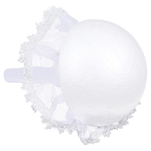 Angoily Halbkugel Blumenhalter mit Spitzenrand und Griff Schaumstoff Halter für Künstliche Blumen Langlebig und Kompakt für DIY Brautsträuße Hochzeiten und Bastelbedarf Angoily Halbkugel Blumenhalter mit Spitzenrand und Griff Schaumstoff Halter für Künstliche Blumen Langlebig und Kompakt für DIY Brautsträuße Hochzeiten und Bastelbedarf von Angoily