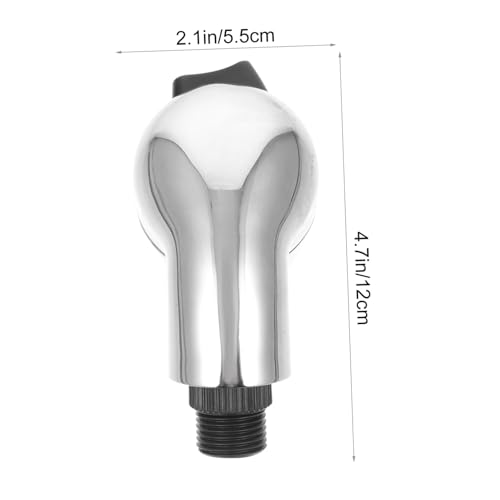 Angoily Handbrause Duschkopf Schnellanschluss Druckverstärker Einfache Montage Geeignet für Haustierbad Haushaltsüblicher Standardanschluss Wassersparend und Vielseitig im Badezimmer von Angoily