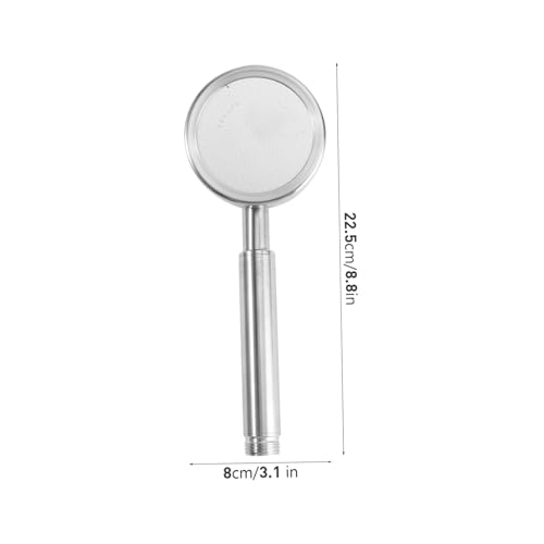 Angoily Handbrause aus Langlebigem Edelstahl Druckverstärkender Duschkopf mit Wassersparfunktion Praktische Handdusche für Entspanntes Duschen im Badezimmer von Angoily