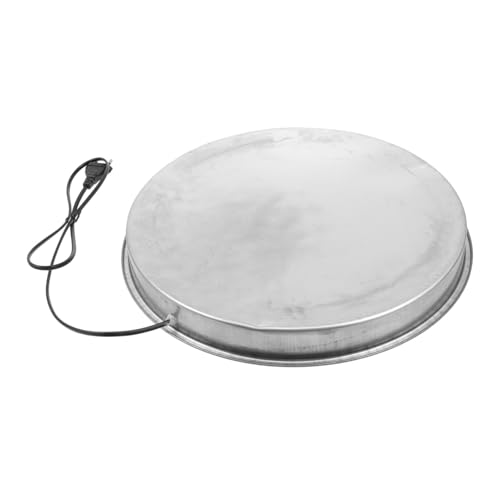 Angoily Heizbare Wassertränke Basis für Geflügel mit Thermostat Frostschutz Wintertränke Heizplatte für Hühnerstall Kompatibel mit Verschiedenen Tränken Sanfte Wärme für Kleine Nutztiere von Angoily